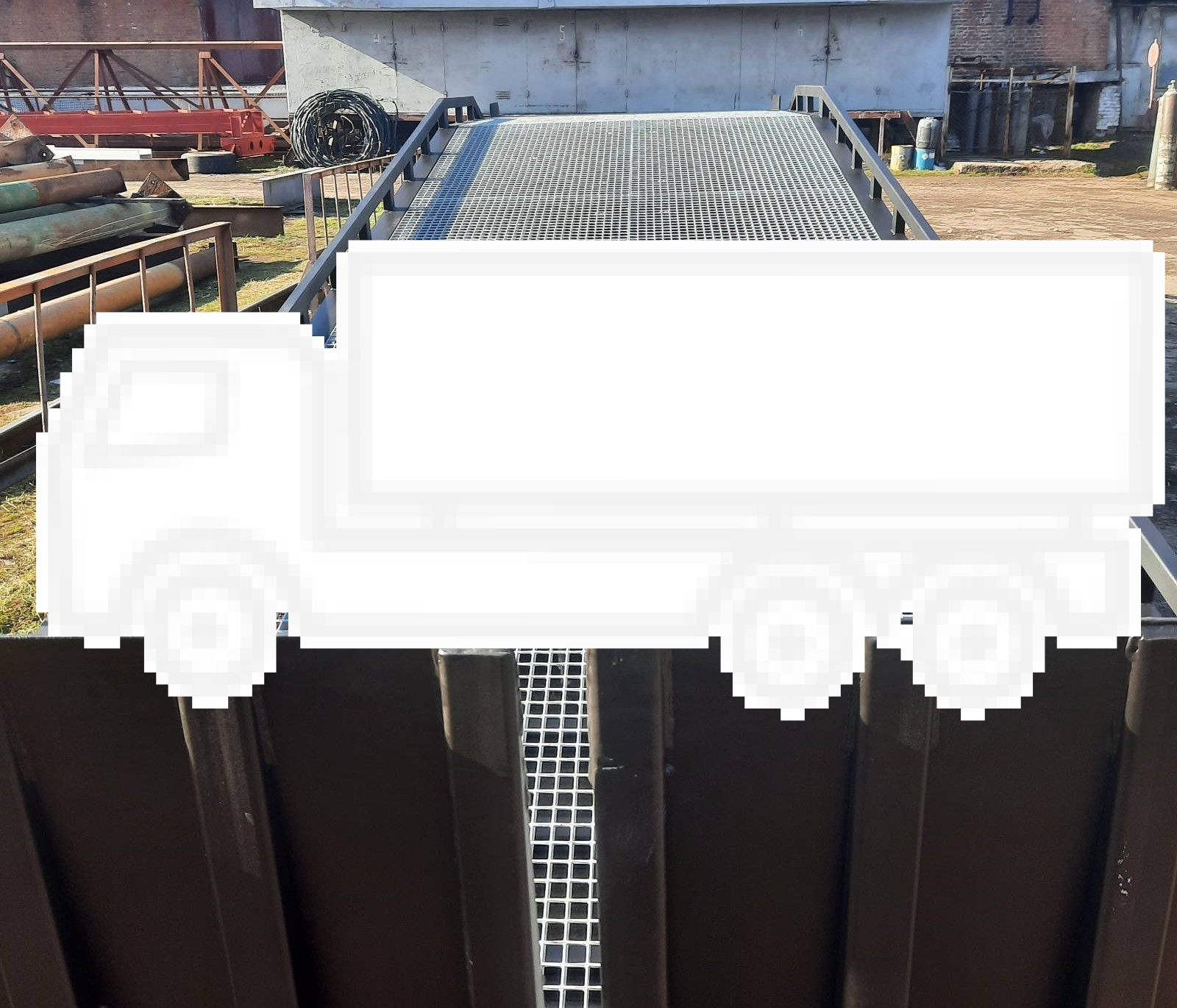 CE certified container loading ramp for EU market